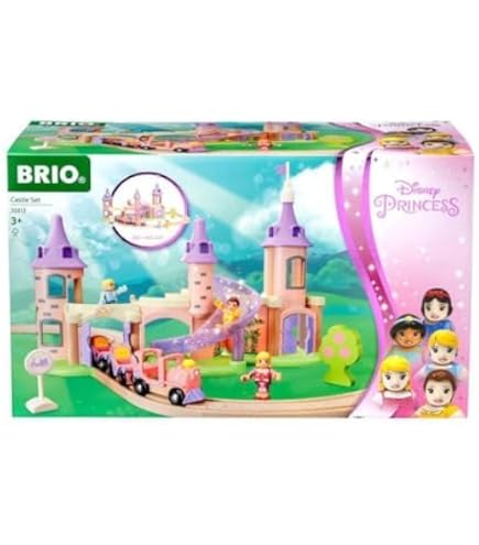 Amazon.com: Brio Disney Princess Castle Set with Aurora, Belle